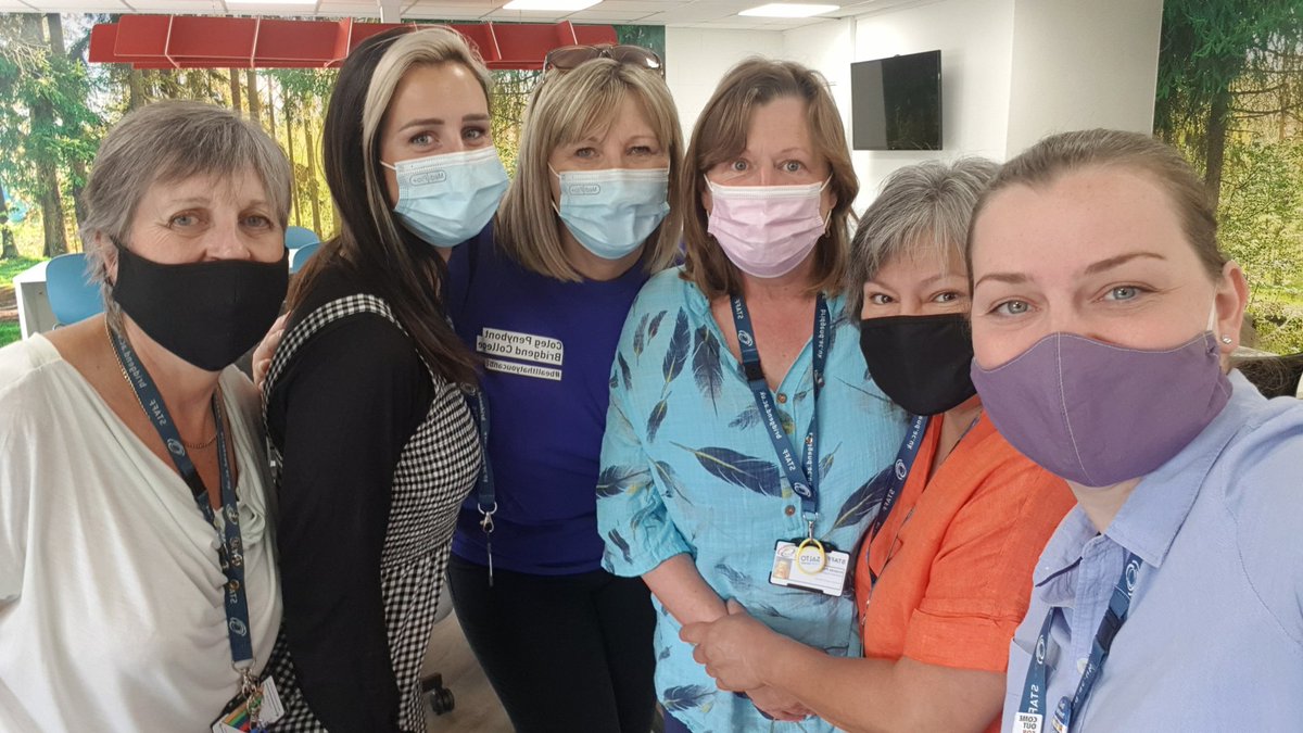 BridgendALN's tweet photo. Our Tuesday #TransitionToBC dream team over in Pencoed! We have some great team building games coming up today & a trip over to animal care for a tour. https://t.co/qjqfEO8ymy