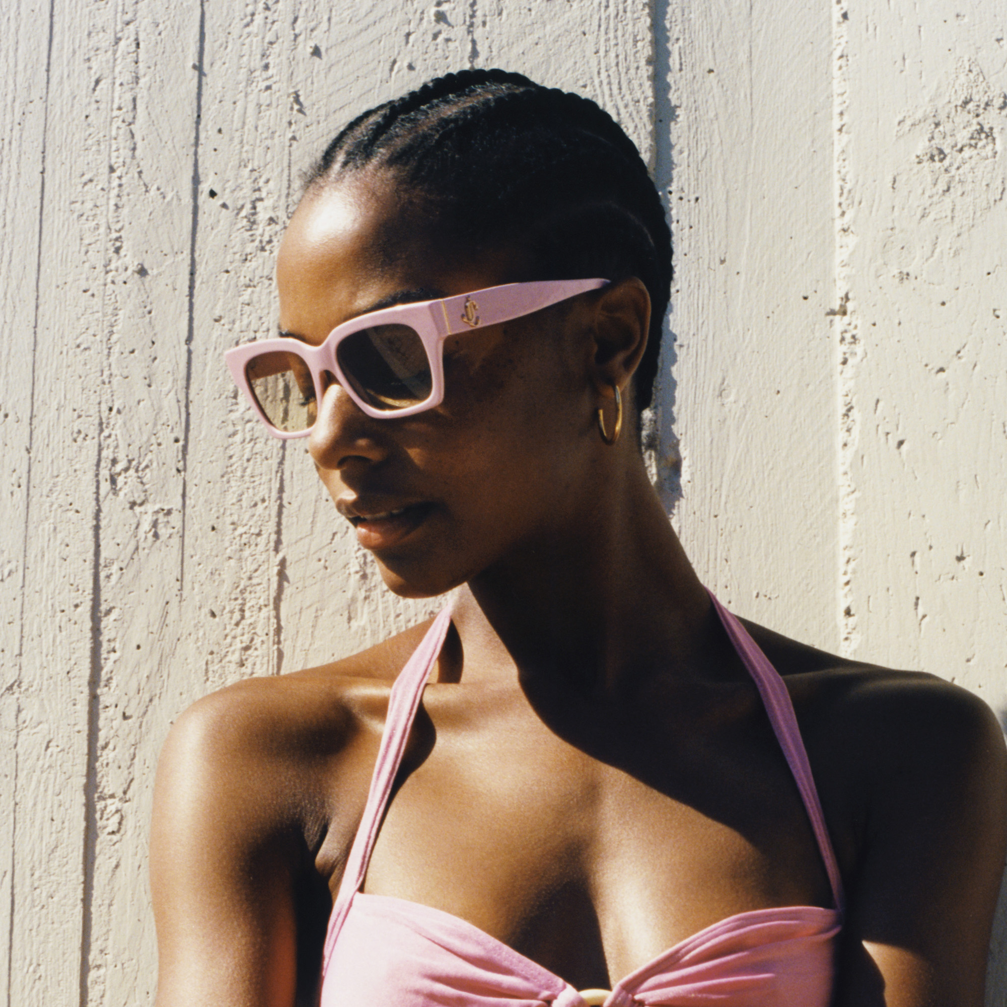 Jimmy choo store pink sunglasses