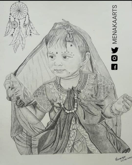 Menakaarts's tweet photo. It's always a pleasure to sketch my sweetheart. ❤️✏️ Please share your feedback. . . ✍️

#art #artwork #Pencildrawing #pencil #pencilart #pencilsketch #pencilshade #baby #babysketch #artshare #graphit #charchol https://t.co/ESNEOvTihc