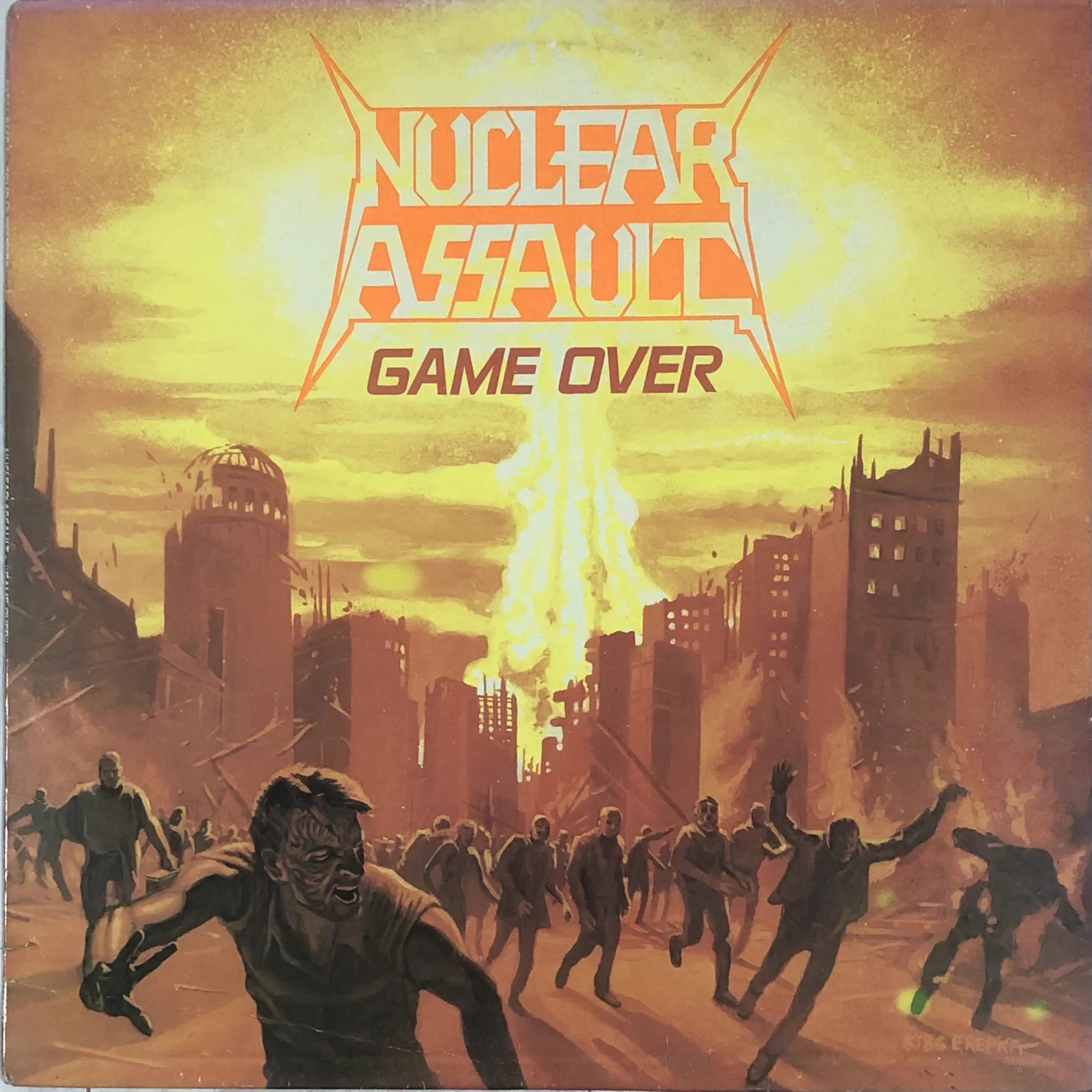 本日10/7はNuclear Assaultの名盤 1st Game Over 1986 💣☢️⚡ 40歳の