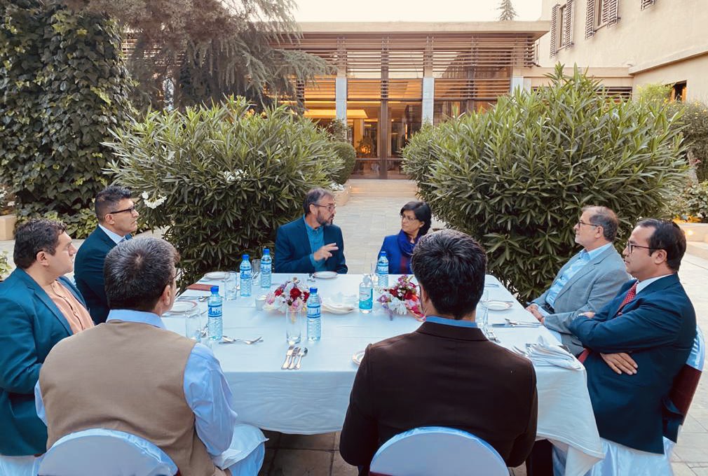 AkdnAfg's tweet photo. Amb. Hirji @AkdnAfg, #AKAH met with #PanjshirGovernor &amp; discussed #AKAH’s support to the province on #DisasterRiskReduction #Stratergies related to #Avalanches. #AKAH &amp; #Dr.Doug visited the province to provide assessment &amp; build capacity to protect the community. #ANDMA #DrDoug https://t.co/4C3eOHFbGd