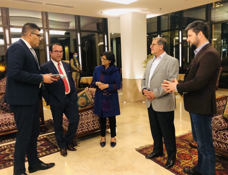 AkdnAfg's tweet photo. Amb. Hirji @AkdnAfg, #AKAH met with #PanjshirGovernor &amp; discussed #AKAH’s support to the province on #DisasterRiskReduction #Stratergies related to #Avalanches. #AKAH &amp; #Dr.Doug visited the province to provide assessment &amp; build capacity to protect the community. #ANDMA #DrDoug https://t.co/4C3eOHFbGd