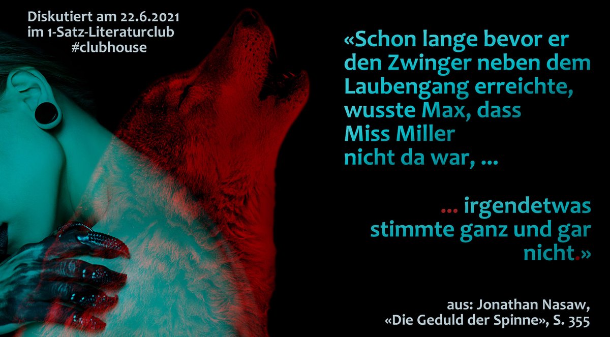 lakritza's tweet photo. Welcher #Krimi #Thriller #Splatter ist da angelegt? Lassen sich #Triebe unterdrücken? Kann sich ein #Werwolf selber einsperren? Eine #multiplePersönlichkeit auf 1 #Ich beschränken? … the vision that was planted in our brains still remains within the #soundOfSilence. #Nasaw #1SLC https://t.co/y8tKSw1Uwl