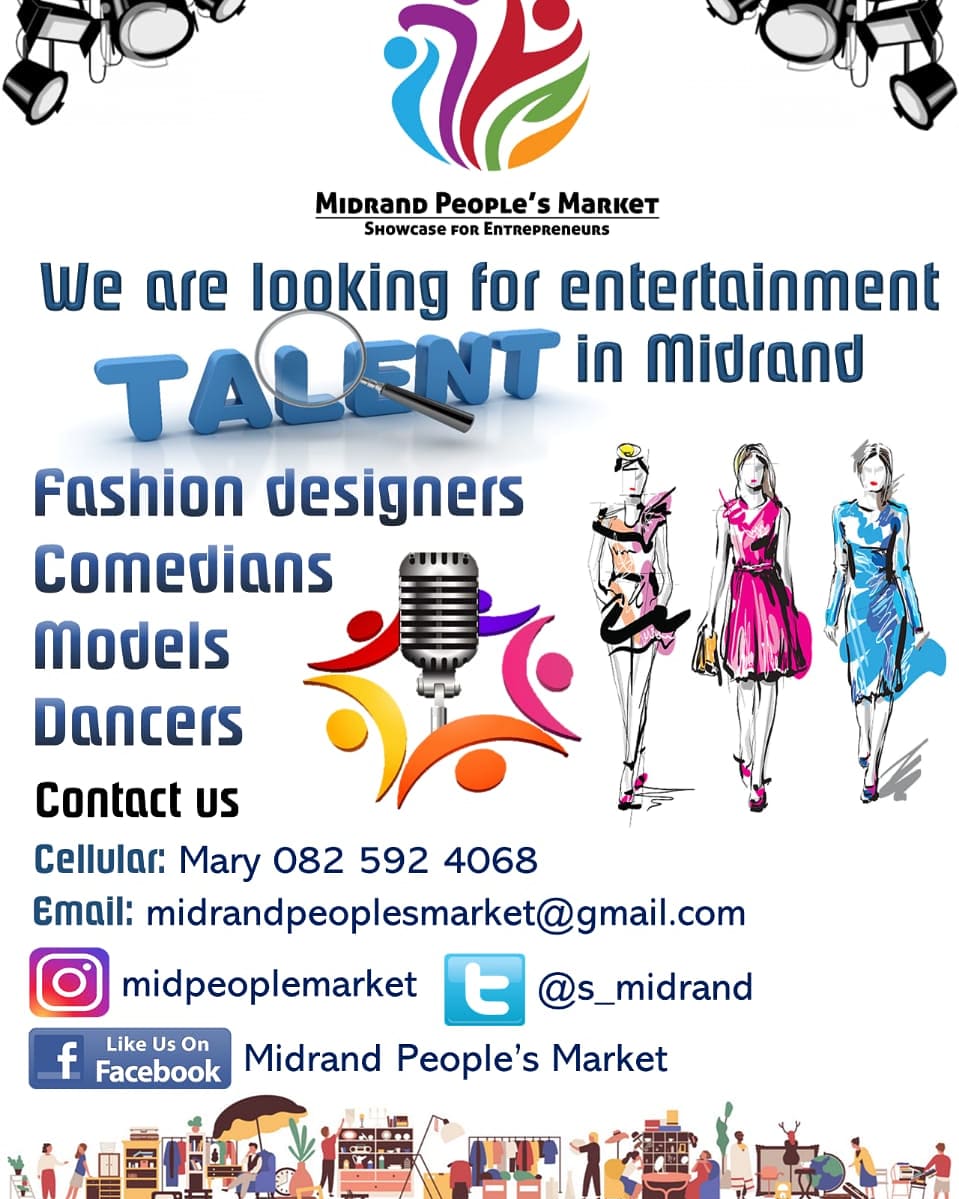 s_midrand's tweet photo. Midrand People's Market is searching for talent https://t.co/4bUX97IBrT