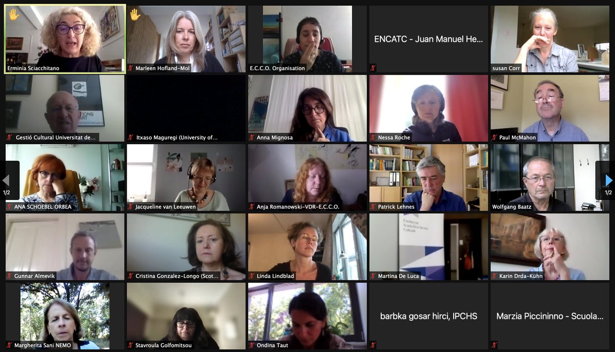 AllianceCharter's tweet image. 🔵The #CharterAllianceEU workshop’s second day started with a session on methodological guidance for writing study programmes based on learning outcomes and ESCO. 

👉The session was moderated by Elis Marçal (@ecco_eu) and included a presentation by Nicolae Postavaru.