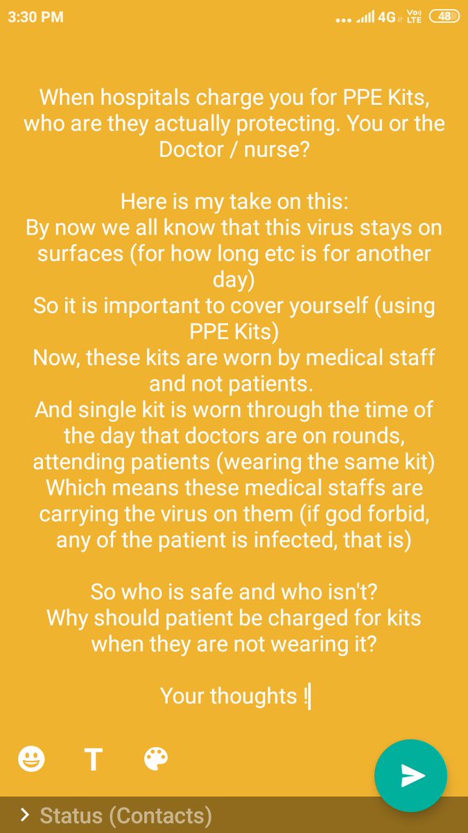 #covid19 #hospitals #infection #ppekits #charges #medicalexpenses 