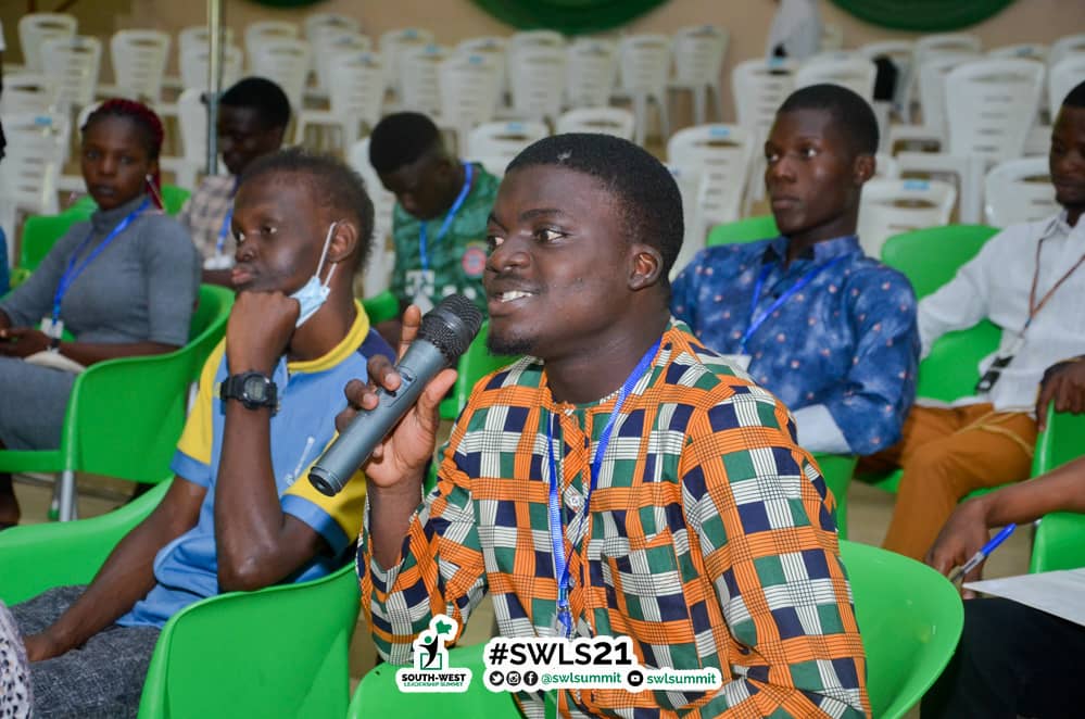 swlsummit's tweet photo. INTERACTIVE SESSION: knowing the mind of the youths about leadership in Nigeria today.
#SWLS21 #LEADERSHIP
#SOUTHWEST
#LEADERSHIPSUMMIT
#SOUTHWESTLEADERSHIP
#YOUTH #YOUTHLEADERS
#FUNAAB #OAU #UNILAG
#FUTA
#AFRICATEPRENUERS
#YOUNGENTERPRENEURS https://t.co/5TCrLheM8t