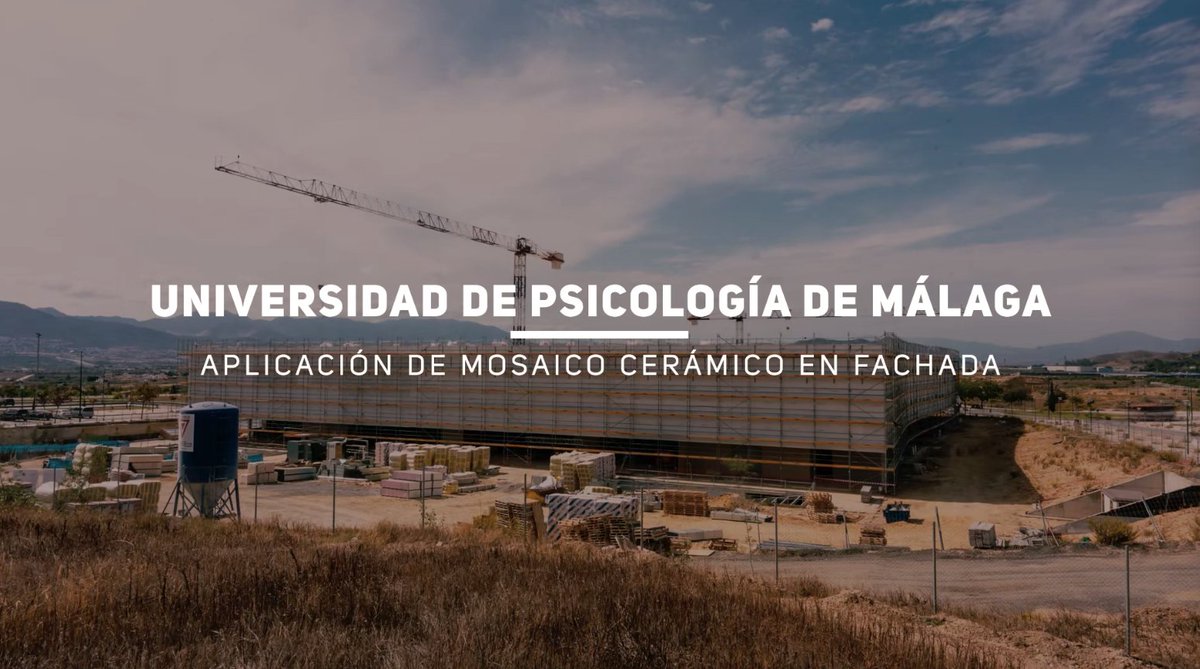MapeiSpain's tweet photo. 🔵¿Ya has visto el vídeo en que se muestra de manera práctica y didáctica la colocación de #Mosaicocerámico en #Fachada con #ULTRALITE S2 y #FLEXCOLOR en la Universidad de #Psicología de #Málaga? #Construcción #Arquitectura #Ingeniería📽https://t.co/3n8BJMZHee https://t.co/CLqHq6QZIJ