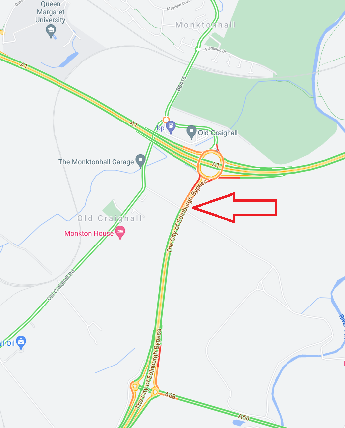 trafficscotland's tweet photo. UPDATE❗⌚11.30

#A720 Breakdown

Lane 1 (of 2) remains closed W/B #A1 - Millerhill due to a broken down HGV

Traffic in the area is coping 

#TakeCare on approach from Old Craighall

#DriveSafe @SETrunkRoads @edintravel https://t.co/FmvPbJEzds