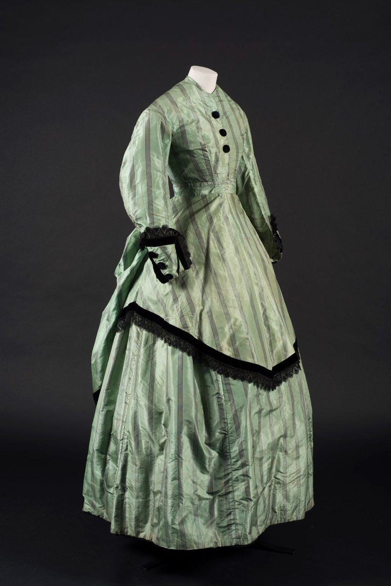 A dress to dye for? The dye that makes this 19th century dress stand out  contains ARSENIC! Traces of the poison remain so we wear gloves when  handling it! When the wearer