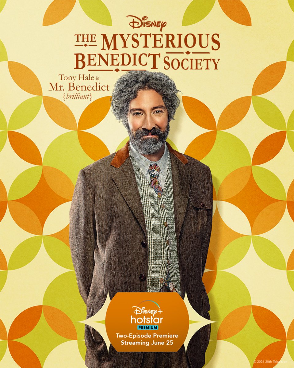 DisneyPlusHSP's tweet photo. The true test is about to begin. (1/3)

The #MysteriousBenedictSociety, an Original Series, starts streaming with a two-episode premiere June 25. https://t.co/S75dlFH5o2