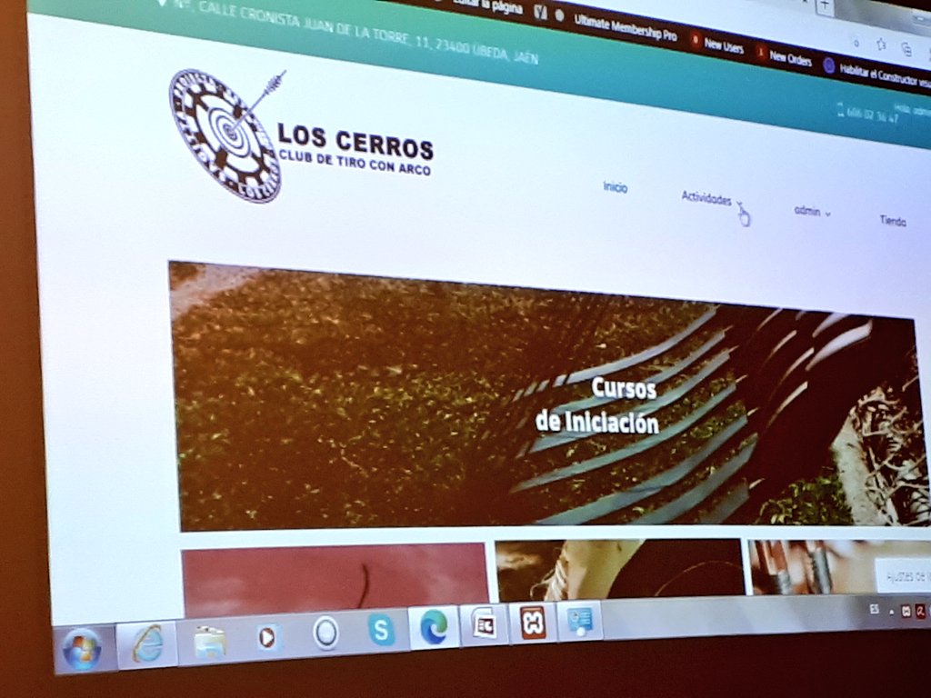 profejlgarcia's tweet photo. Seguimos evaluando proyectos de #ASIR en @IESLosCerros

Alfonso Martínez da soporte al Club de tiro con Arco Los Cerros🎯🏹.

Portal e-commerce basado en @WordPress #WooCommerce #Paypal #UltimateMemberShip 

@FPAndaluza
@EducaAnd @Innovasur @FEvolutio @aytoubeda https://t.co/lzLlrJhUBr