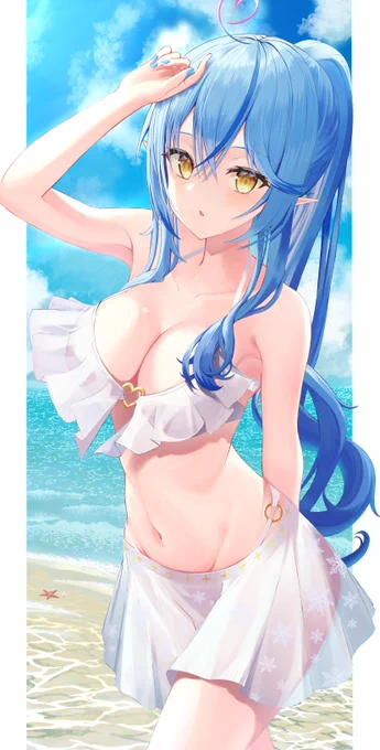 水着ラミィちゃん #LamyArt 