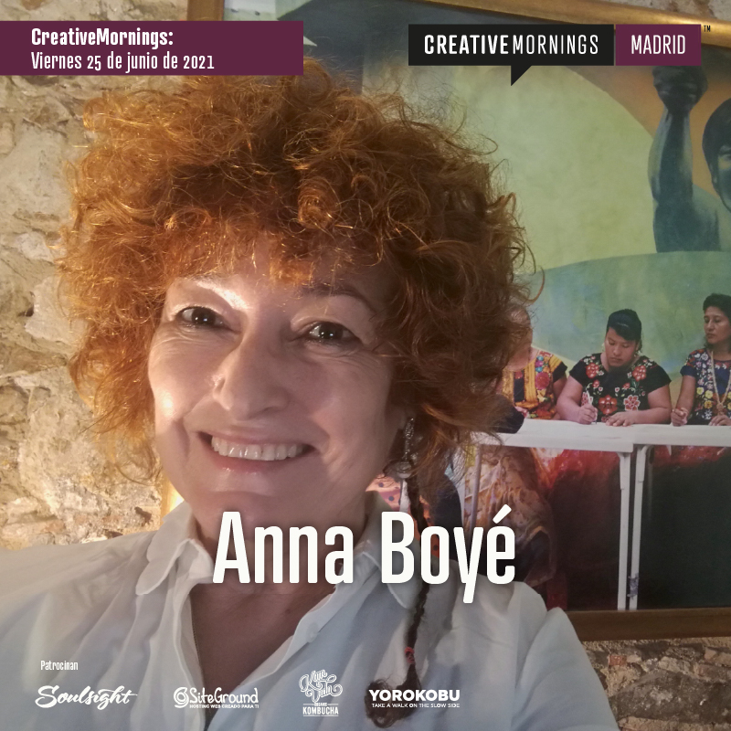CM_Madrid's tweet photo. El viernes a las 9h tendremos una interesantísima charla virtual con Anna Boyé y el tema #cmMatriarchy. El evento es posible gracias a la colaboración de @Soulsightmadrid, @SiteGround_ES, Komvida y @YorokobuMag. ✅ Regístrate en https://t.co/0emVBh9g0y😉
#cmMad #CreativeMornings https://t.co/VB9X86vUlp