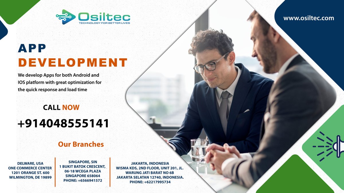 Osiltec's tweet photo. App Development
#appdevelopment #appdevelopmentcompany #appdevelopmentservices #appdesign #appdevelopmentagency #softwarecompanies #softwareapplicationdeveloper #softwaredeveloper https://t.co/a6Z78bkF50