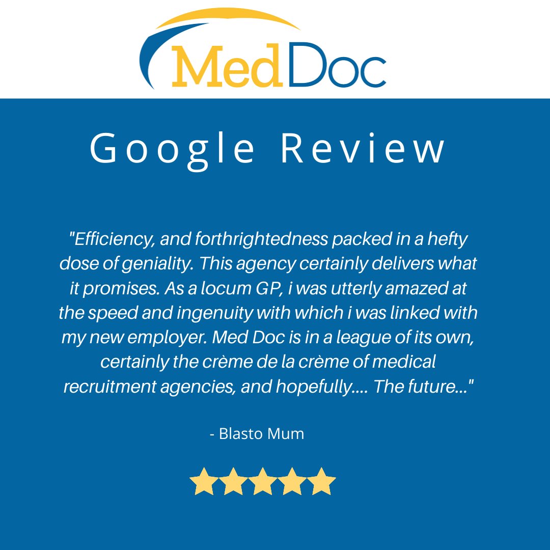 MedConnectIE's tweet photo. Our results speak for themselves!
#gpjob #doctorjobs #recruitmentagency #recruitment #doctor #gp #locum #ireland #irish https://t.co/lW3IpsE63r