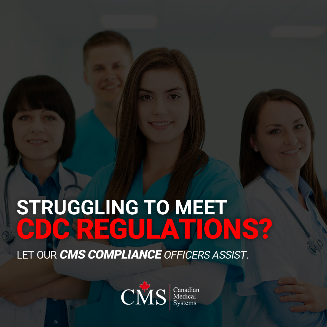 CanadianMedSys's tweet image. Struggling to meet the CDC regulations for your business?

You can rely on CMS’ Compliance Officers to assist you in ensuring your business is operating to standard.

Click below for the full information:
bit.ly/3zNMCVS