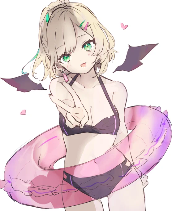 #963art 

夏っぽいラクガキ。。 