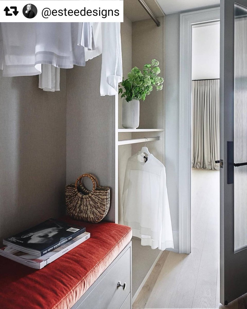WPWoods's tweet photo. It's #TransformationTuesday! Beautiful, delicate, classic! We adore this gorgeous closet transformation designed by @EsteeDesigns featuring our @Cleaf_Official linen panels!
📸 Victoria Malanowski
#design #interiordesign #cleaf #closetgoals #closetdesign #CleafSurfaces https://t.co/r5aaraxGuI