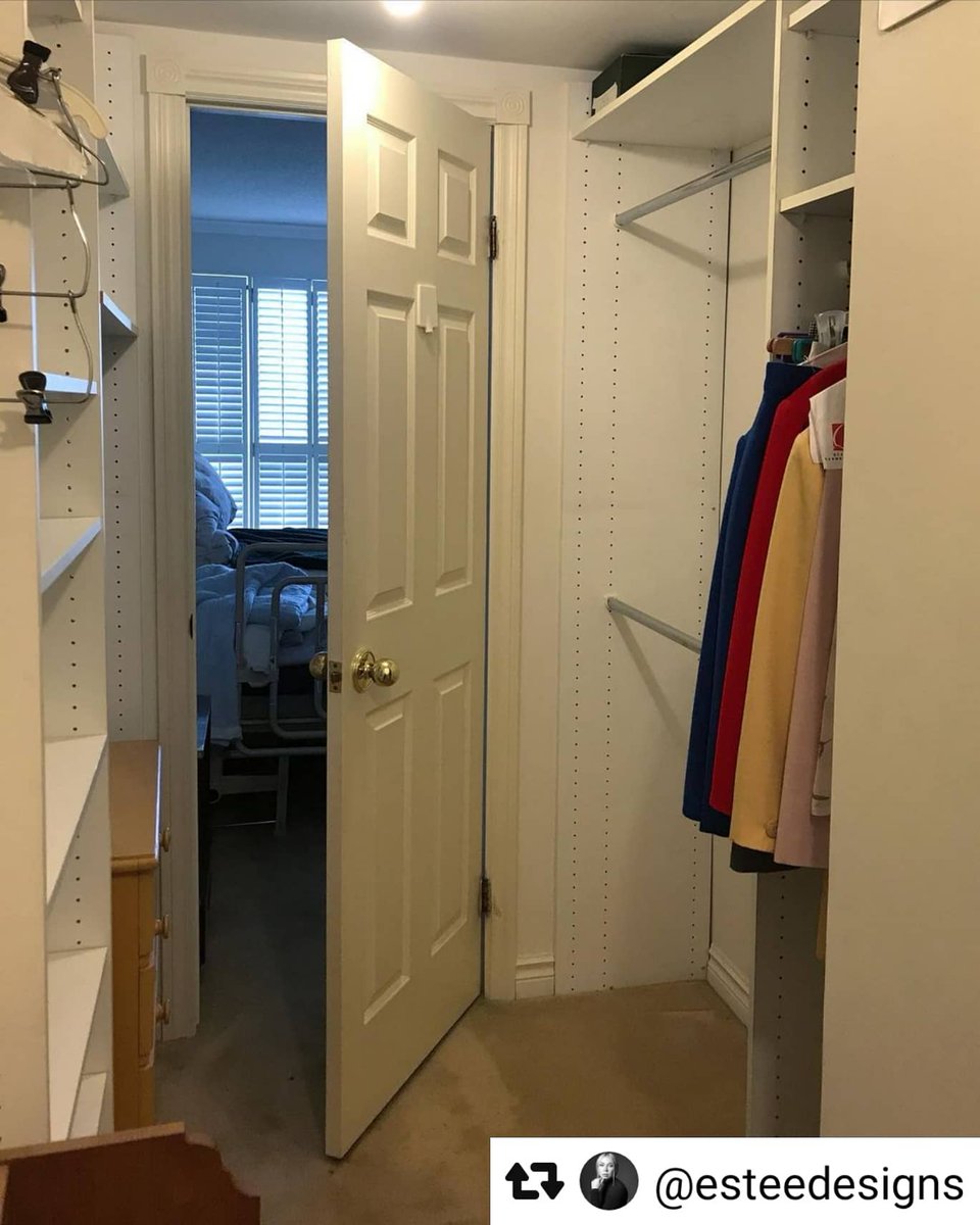 WPWoods's tweet photo. It's #TransformationTuesday! Beautiful, delicate, classic! We adore this gorgeous closet transformation designed by @EsteeDesigns featuring our @Cleaf_Official linen panels!
📸 Victoria Malanowski
#design #interiordesign #cleaf #closetgoals #closetdesign #CleafSurfaces https://t.co/r5aaraxGuI