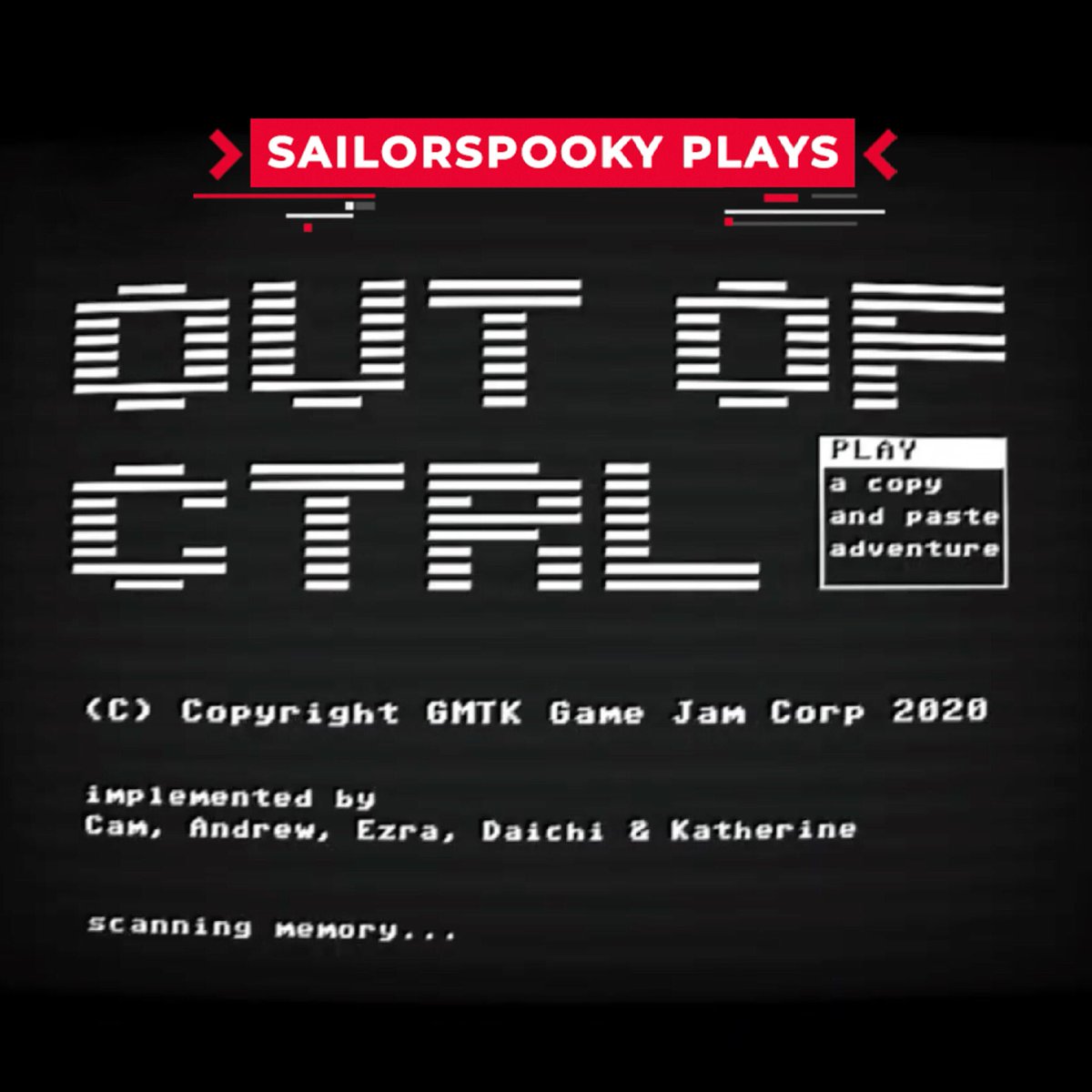 sailorspoooky's tweet photo. I AM SO EXCITED TO CELEBRATE 100 FOLLOWS!! ✌️💀 ✨🎉 we are going to bite into 3 SPOOKY SNACKS, curated shorties about AI 🖥❗️1st game by the 100TH FOLLOWER @ESzanton #OutOFCTRL!! made in 48 hrs for the #gmtkjam by @ajknollmeyer, @daichifob, @n0t_cameron!! THURS 6/24 8PM EST! https://t.co/GTx24CW8qv