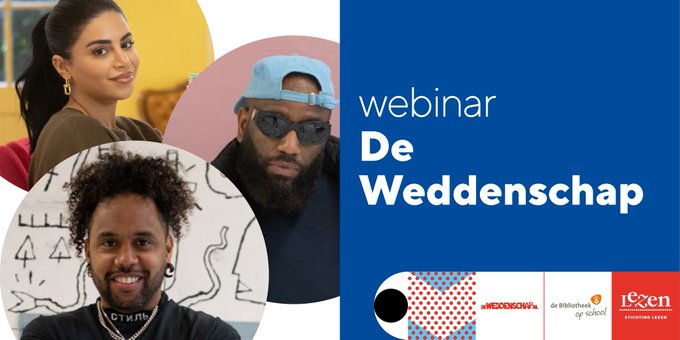 Wat is <a href="/DeWeddenschap/">De Weddenschap</a> ? Wat is het belang van deze leesbevorderingscampagne voor #vmbo en #mbo? Welke mogelijkheden biedt de campagnesite? Na dit webinar van Stichting Lezen op 24 juni 15.30 uur wil je zeker met #DeWeddenschap aan de slag. Meld je nu aan bit.ly/web24juni2021