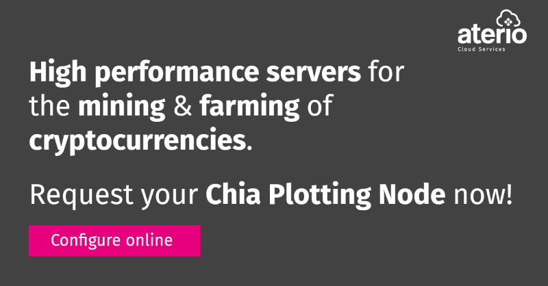 AterioCloud's tweet photo. #Chia Plotting Nodes with up to 144TB HDD storage: Request your individual Chia Farming Server! #XCH #Crypto #Blockchain