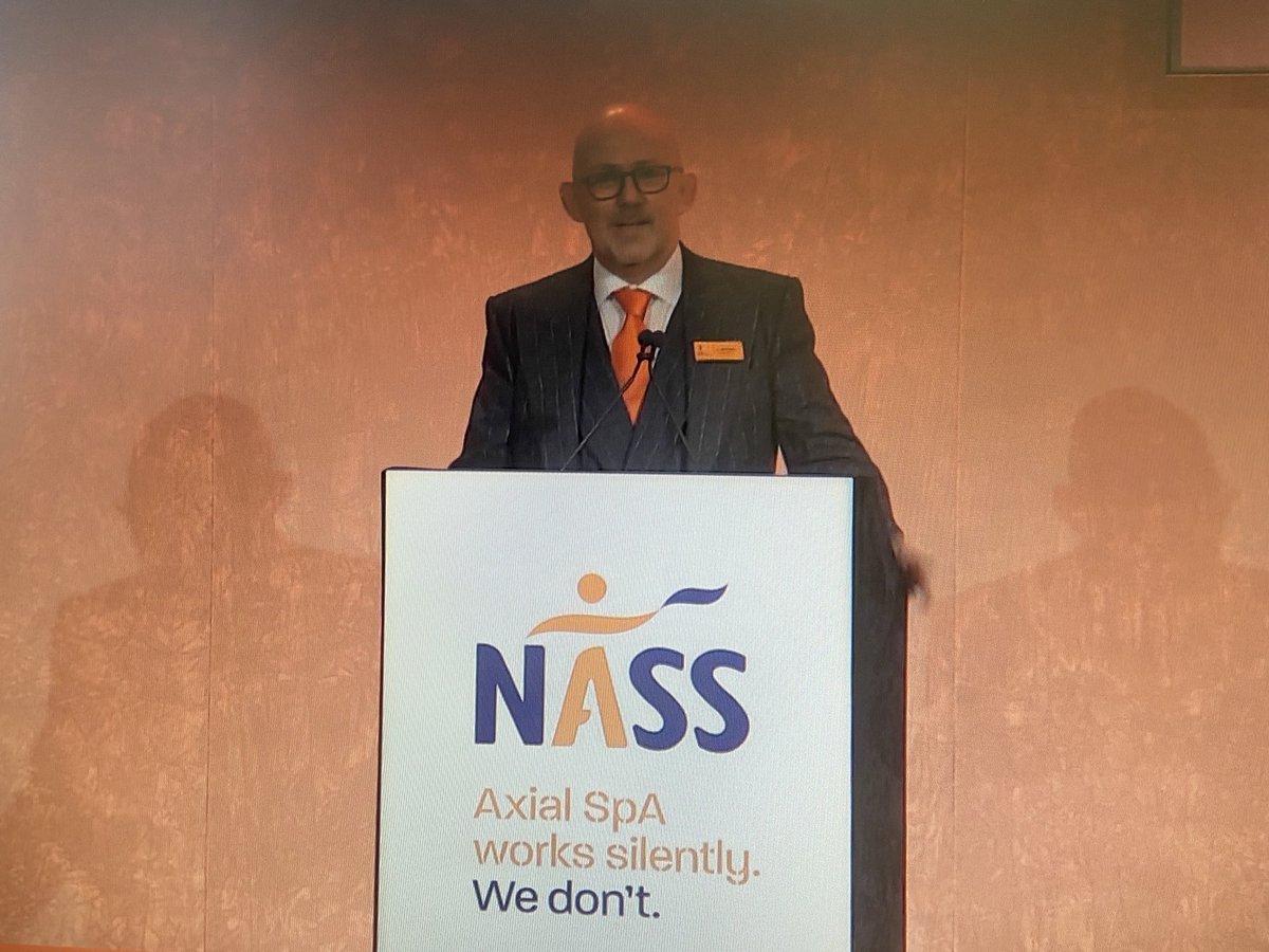 NicGoodson1's tweet photo. Listening to NASS launch. We need to reduce the time to diagnosis of axial spondyloarthritis. #actonaxialspa #NASS https://t.co/eNwVXWbaID