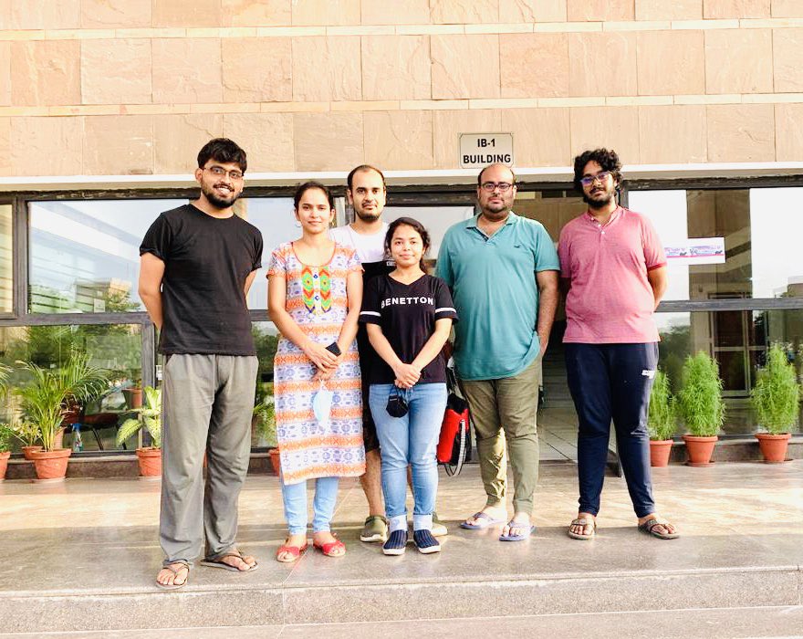 As we make baby steps-we fall,get up and walk!Today was a memorable day for our young  research group!Aamna(👧in black t shirt)gave a terrific presentation &amp; defended Masters@DBT_NBRC. She has multiple offers from top international labs for her PhD.Congrats Aamna &amp; all the best!