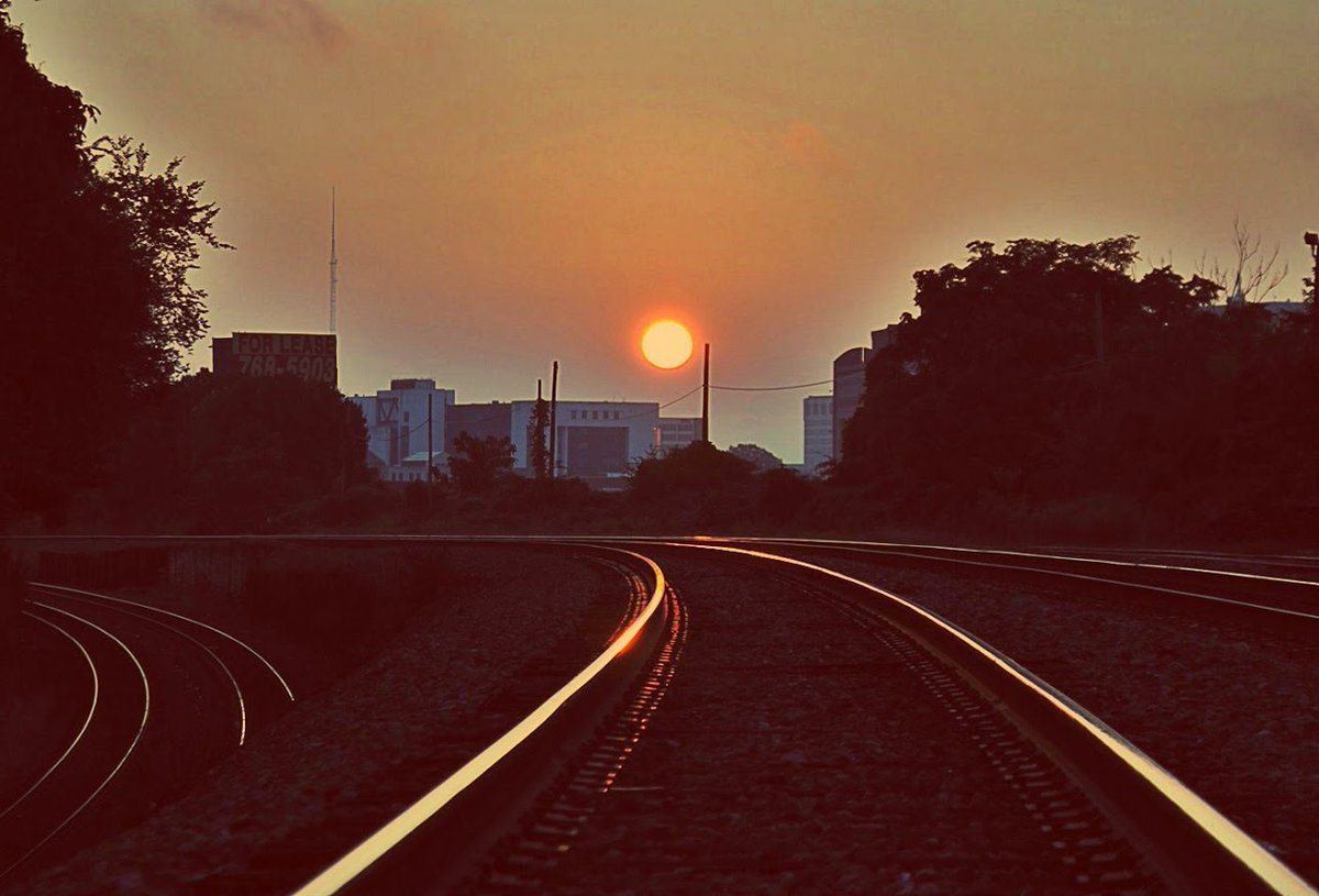 'New Day on the Tracks' #Fresh #renewedspirit #railroad #atlanta #photography #HBanchey