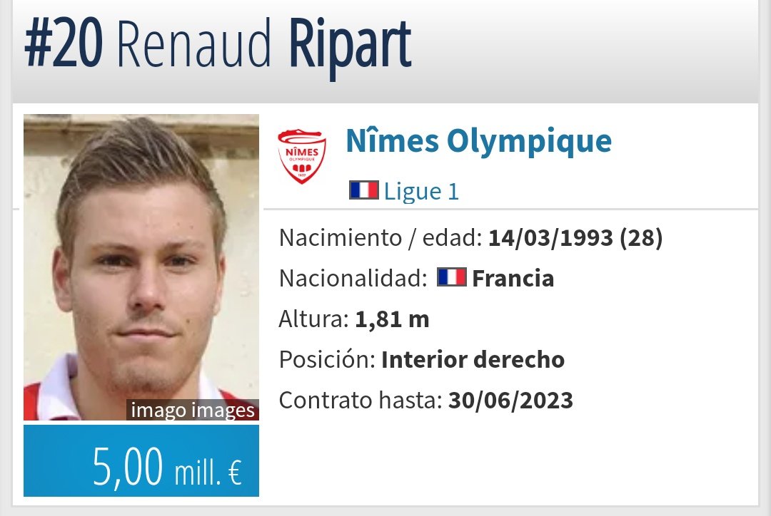 fifa_freaks's tweet photo. ❌

Tras deshacerme de infinita purrela desconocida que ni aparece en Transfermarkt (Gbessi, Omombe, Aupic y Lebon), he fichado a dos extremos del Nîmes:

✅

@SadaThioub (22, 500K), actualmente en el Angers SCO y con Senegal.

@Rips_20 (24, 800K), clave en el Nîmes este año. https://t.co/Cn4vePwM8X