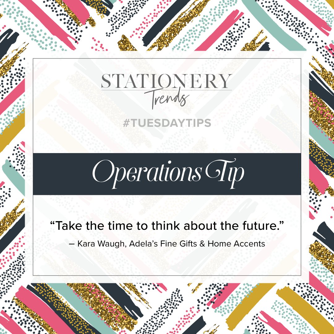 StationeryTrend's tweet image. Kara Waugh, Adela’s Fine Gifts &amp;amp; Home Accents, explained: “I have a list of things I want to add to the store or directions I can pivot in if business dips (like it did in 2020) or new competitors open nearby.” #TuesdayTips #OperationsTips #RetailTip #StationeryTrends