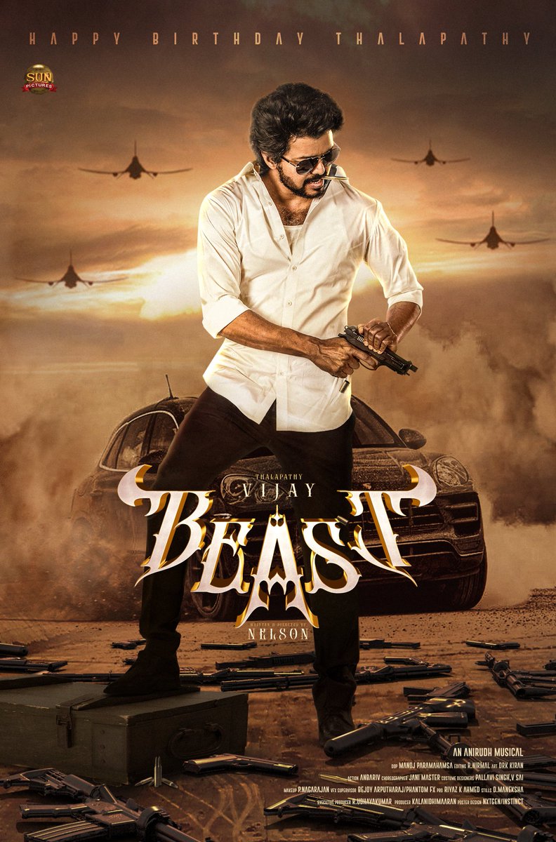asm_aadhil's tweet photo. #HBDBelovedVijay Happy Birthday Thalapathy 😍♥️

#Beast @actorvijay 
#HBDBelovedVijay
#HappyBirthdayThalapathy https://t.co/0VUTGGzYJG