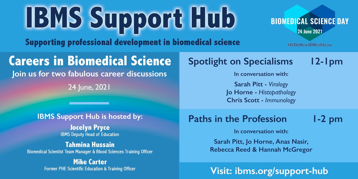 IBMS #AtTheHeartOfHealthcare (@ibmscience) on Twitter photo Join IBMS Support Hub for 2 fabulous career panels on #BiomedicalScienceDay2021. Come along, ask questions & join the conversation! @IBMS_Training @TahminaHussain8 <a href="/mikecarter63b/">Mike Carter 💙</a> <a href="/jocelynpryce1/">Jocelyn Pryce</a> <a href="/hornej13/">Dr Jo Horne</a> <a href="/underthe_scope/">margot.</a> <a href="/hannahm18/">Hannah McGregor</a>
More info & Zoom: bit.ly/3xLsMJ9 Join IBMS Support Hub for 2 fabulous career panels on #BiomedicalScienceDay2021. Come along, ask questions & join the conversation! @IBMS_Training @TahminaHussain8 <a href="/mikecarter63b/">Mike Carter 💙</a> <a href="/jocelynpryce1/">Jocelyn Pryce</a> <a href="/hornej13/">Dr Jo Horne</a> <a href="/underthe_scope/">margot.</a> <a href="/hannahm18/">Hannah McGregor</a>
More info & Zoom: bit.ly/3xLsMJ9