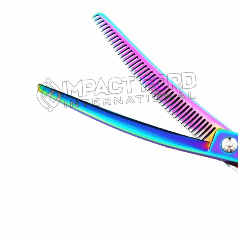 ImpactFord's tweet photo. https://t.co/CPhmVXYyPH
Thinning shears or scissors that have one blade with teeth and one blade without. These teeth are little grooves on the blade that will quickly take your hair out in even sections to help alleviate excess weight, soften lines, and blend between sections. https://t.co/wz9uuQ01km