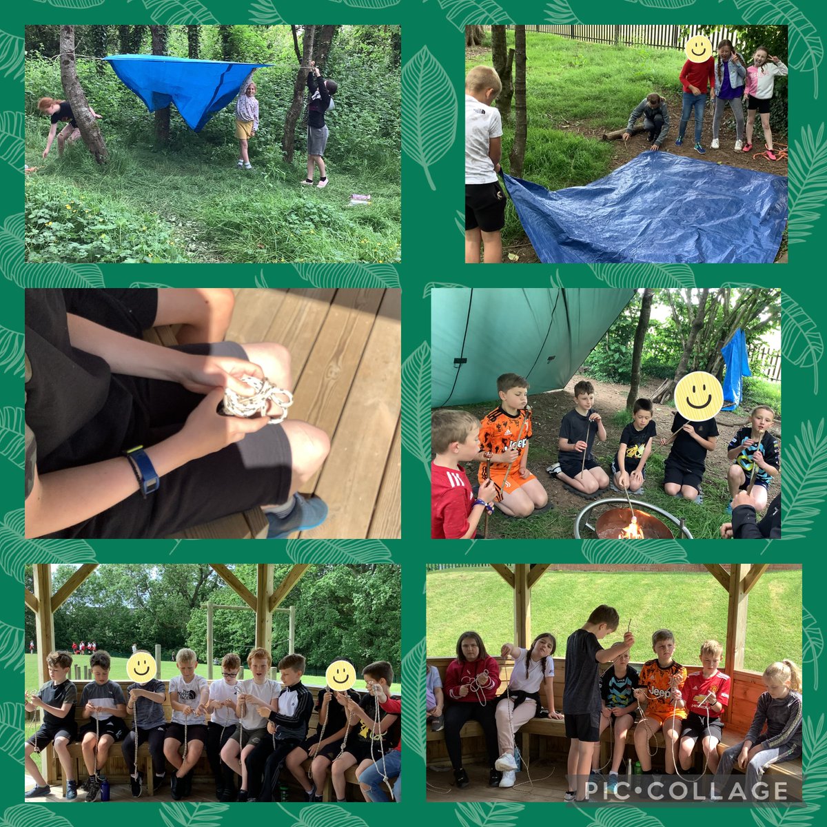 NewInnPrimary's tweet photo. Dosbarth Mr Newman-Ford thoroughly enjoyed learning outdoor bushcraft. We loved getting close to nature and learning tips for surviving nature. Diolch yn fawr @craigarmiger for the brilliant lesson! 🌿🌳🪵#outdoorlearning #outdoorweek #ethical @EAS_Equity https://t.co/1RFgiWakvI