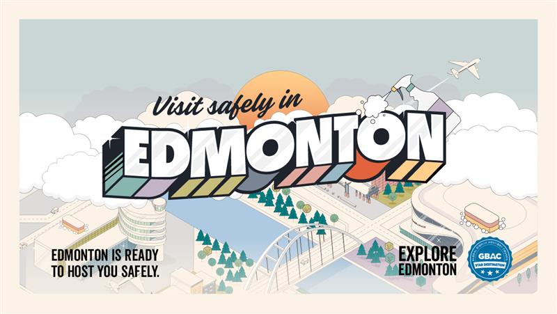 ExploreEdmonton's tweet photo. We’re thrilled to share that Edmonton is now the first &amp; only Canadian destination to obtain the Destination Global Biorisk Advisory Council (GBAC) STAR™ Accreditation! From touchdown to takeoff, #ExploreEdmonton - safely. https://t.co/1BIQiet1yN https://t.co/J9K877yDLv