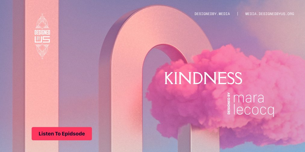 “Creativity has always been a part of my life even without having to use a paintbrush” - Mara Lecocq

Meet Mara Lecocq as she illuminates the path that leads her to inclusive design. 

Listen and visit our website designedby.show !

#STEAMD #Podcast #Kindness