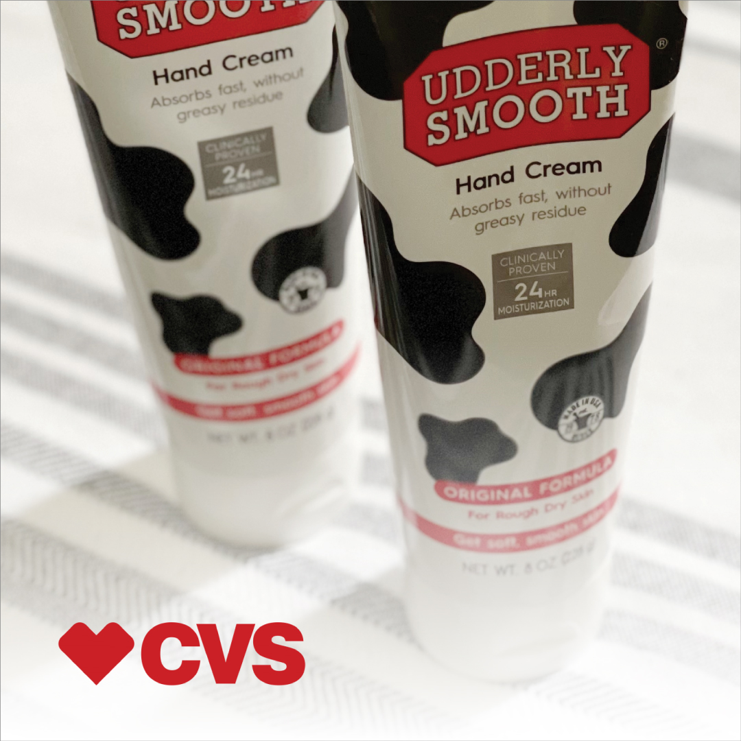 Udderly Smooth helps restore skin’s natural barrier with its triple action formula that softens, soothes and smooths to reveal the healthy, hydrated skin. Restocked at your local CVS.