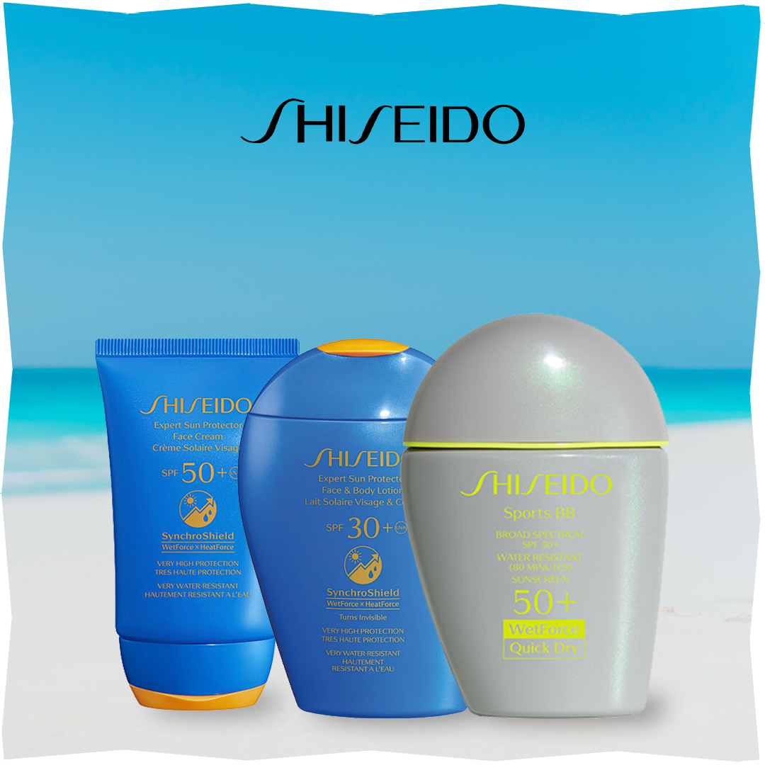 Sevil_Parfumeri's tweet photo. 🏖 Shiseido'nun suya ve tere dayanıklı Wet Force teknolojisine sahip güneş ürünleri ailesi ile siz de tatil keyfinizi ikiye katlayın🤩
https://t.co/oFYhwP2hCN
#SevilGüzelliğinDünyası
#güneşkoruyucu #güneşürünleri
#Shiseido #ShiseidoSun #WetForce https://t.co/qCOLNnaigV