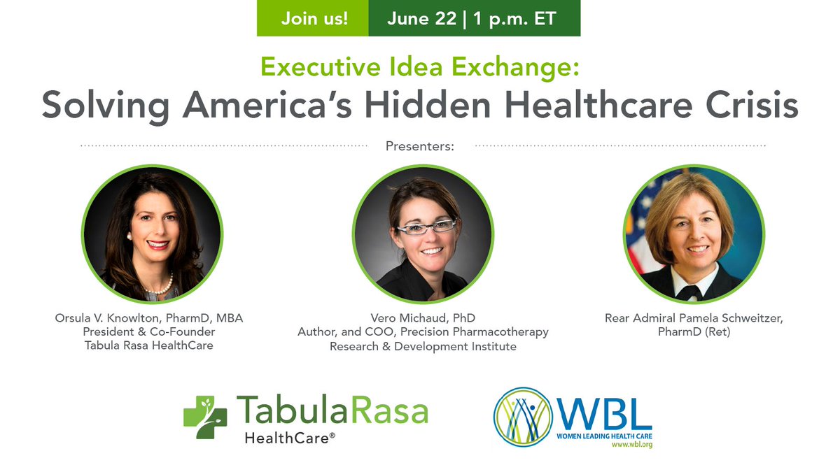 farahpharmd's tweet photo. Today! Join our female leaders at @WBLFoundation's Executive Idea Exchange to discuss a hidden #healthcare crisis &amp; how to solve it. #WomenWhoLead https://t.co/P06s50WzAP