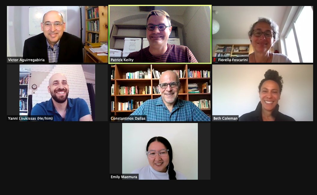 Congratulations Dr. Emily Maemura on successfully defending your fantastic dissertation today! We're wishing you all the very best in your new role as Assistant Professor <a href="/iSchoolUI/">iSchool at Illinois</a>. <a href="/emilymaemura/">@emaemura@mastodon.social</a> <a href="/UofTInfoFaculty/">University of Toronto Faculty of Information</a> <a href="/drbethcoleman/">beth coleman</a> <a href="/costisd/">@CostisDallas@hcommons.social</a> <a href="/yloukissas/">Yanni Loukissas</a> 🎉🥂 🥳