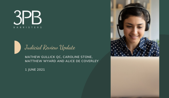 3PBChambers's tweet photo. #JudicialReview update - VIDEO on the changes following Part 54 Practice Directions revisions of 31st May 2021 by specialist #JRpractitioners Mathew Gullick QC, Caroline Stone, @MatthewWyard, @Grays_Ink from 3PB’s Public Law team. @ClerkMitchell #Part54
https://t.co/PZaRYvA4s2 https://t.co/uIZ3Ya04kZ