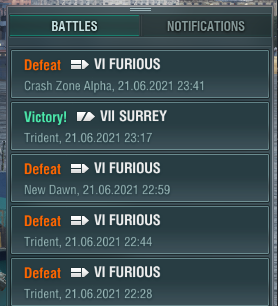 ClydePlaysGames's tweet photo. Yeah.  You could say I was a bit Furious.  Good Surrey game though.  Really down to the wire.  #HmsFurious #HmsSurrey #WorldOfWarships https://t.co/OU150OD4HR
