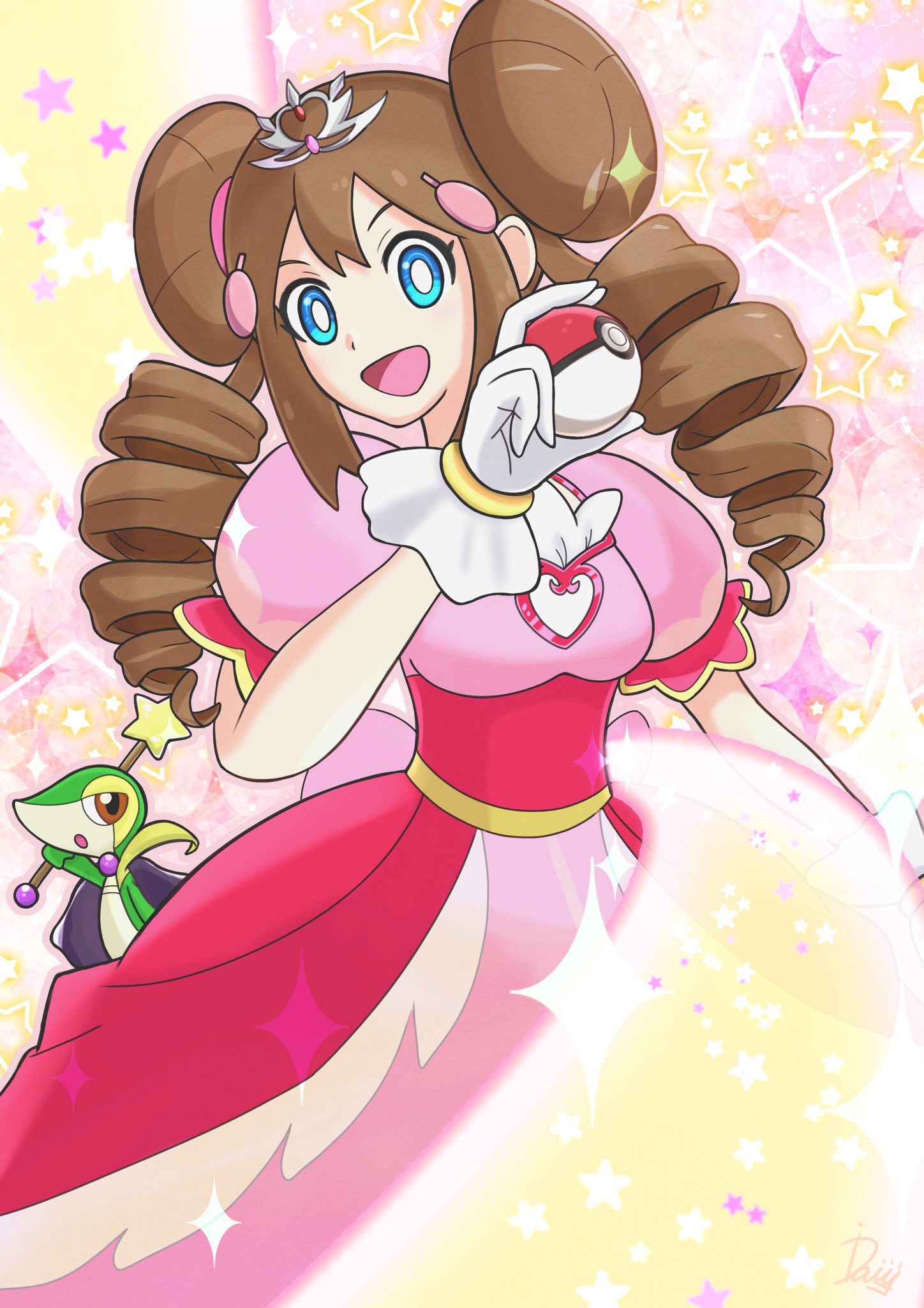 Ida ポケモンbw2発売9周年 過去絵 ポケウッドの衣装素敵でした 9周年おめでとうございます