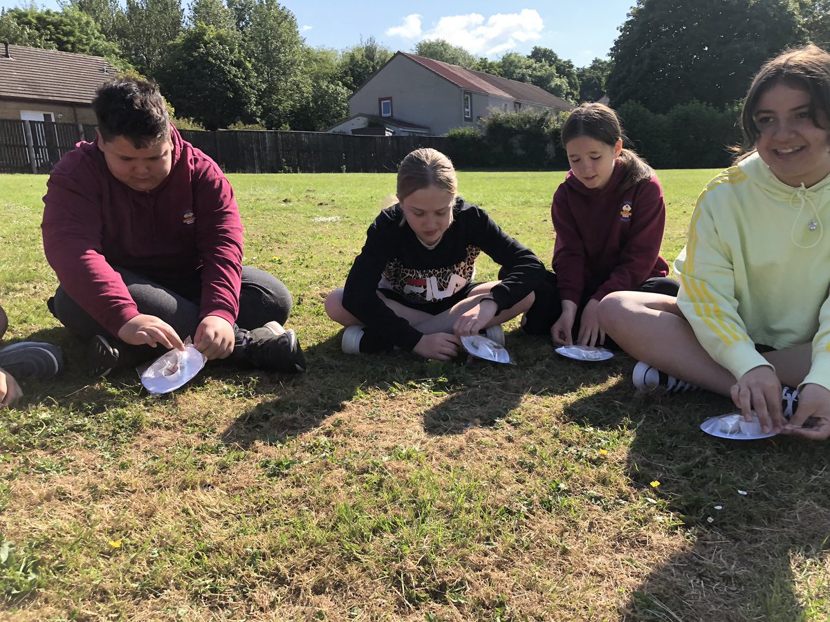MrsLMillar's tweet image. Fab transition day with the 7s today! S’mores, space hoppers, races… great morning! #Transition #P7Leavers