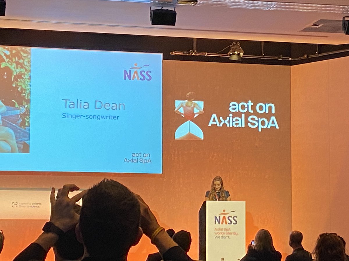 Incredibly moving to hear @taliadean talk about the impact that the delay to diagnosis of her #axialspa had on her life #actonaxialspa #as