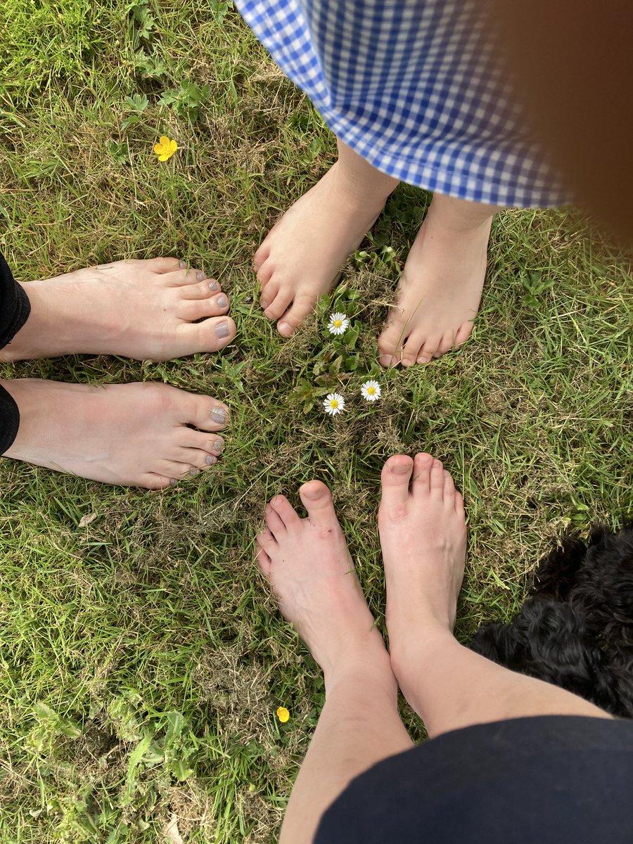 Barefoot-Felt so good! #30DaysWild  #30diwrnodgwyllt