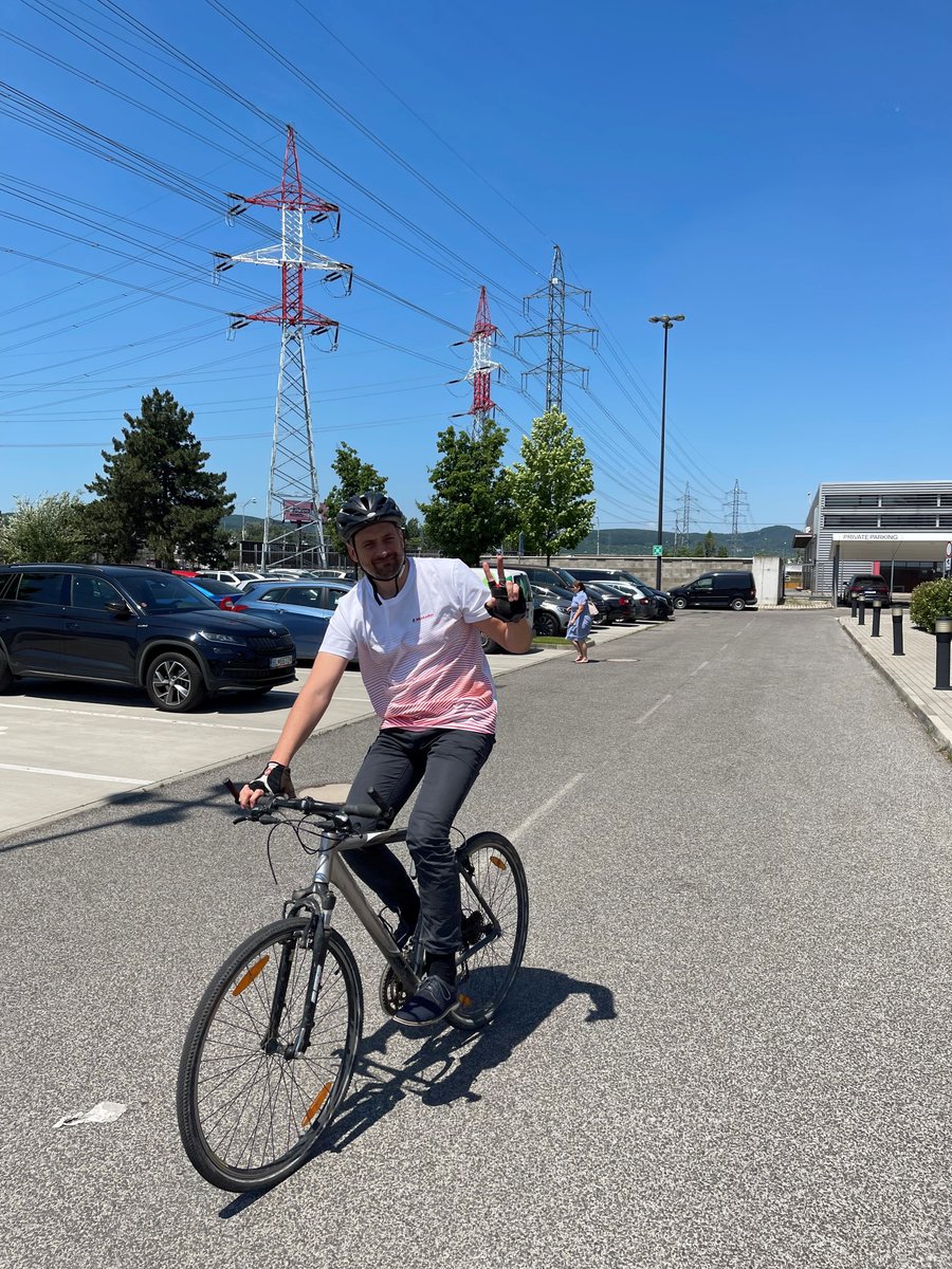 GroupMatador's tweet photo. MATADOR Group cares about ecology and environment. That's why we joined the competition BIKE TO WORK.  This way, our colleagues can enjoy nice sunny weather on their way to work. And how do you travel to work? 
#MatadorGroup #sustainability https://t.co/16SKpV673w