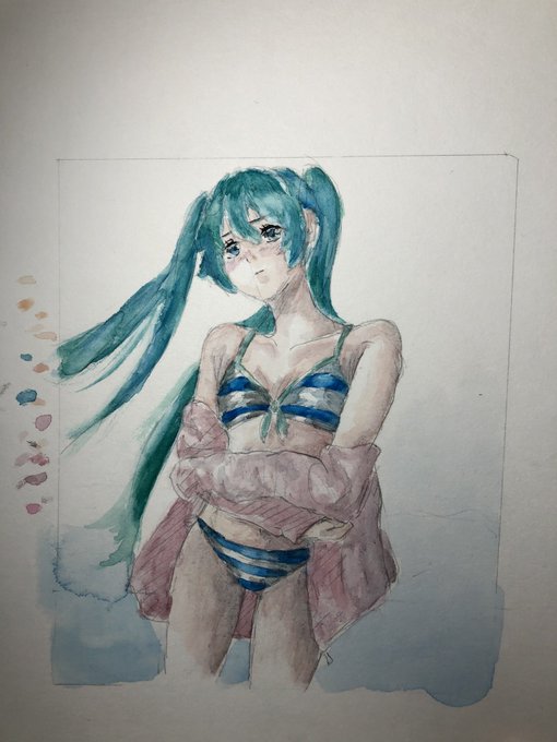 妹が描いたミクさん🎉
(アナログ) 